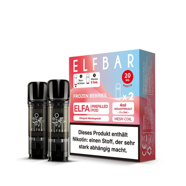 Elfbar ELFA CP Prefilled POD (2stk) - Frozen Berries 20mg