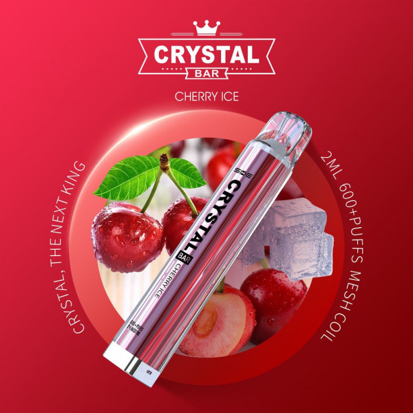 SKE Crystal Bar Cherry Ice 600 Puffs