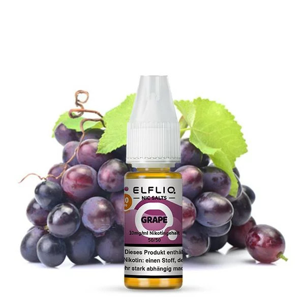 Elfbar Elfliq Grape 10ml - mit 10mg Nikotin