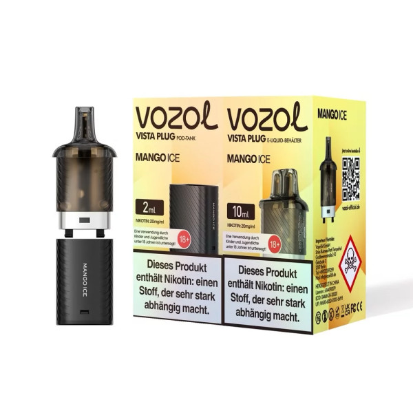 Vozol Ersatzpot 15000 Züge Mango Ice