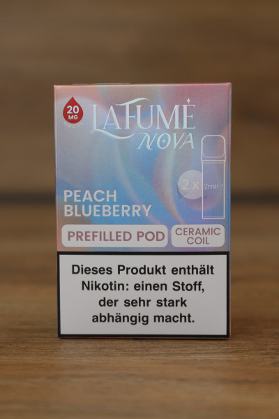 Lafume Nova Prefilled POD (2stk) - Peach Blueberry 20mg