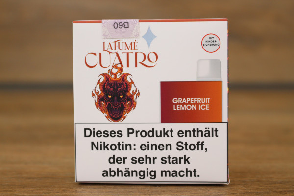 LaFume Cuatro Grapefruit Lemon Ice 600 Puffs