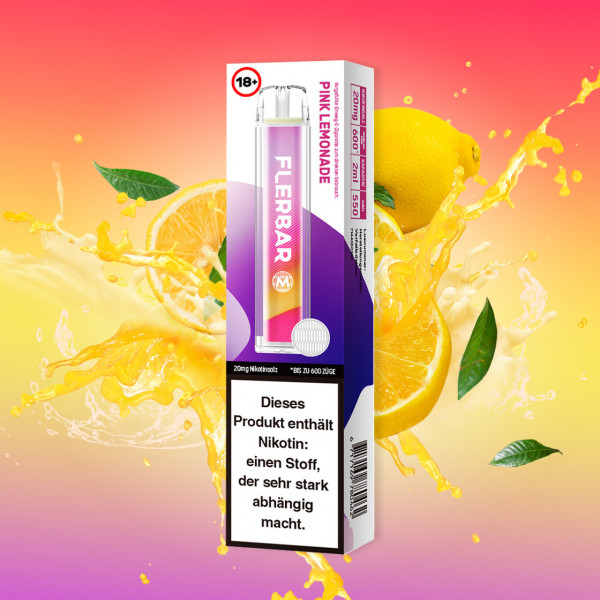 Flerbar Pink Lemonade 600 Puffs