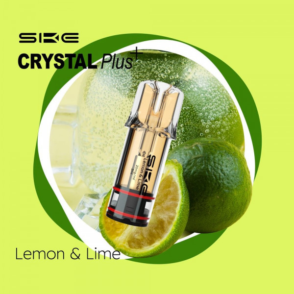 SKE Crystal Plus Prefilled POD (2stk) - Lemon & Lime 20mg