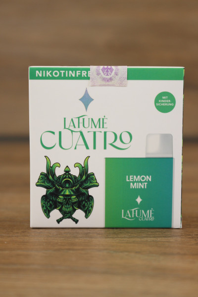 LaFume Cuatro Lemon Mint 600 Puffs Nikotinfrei