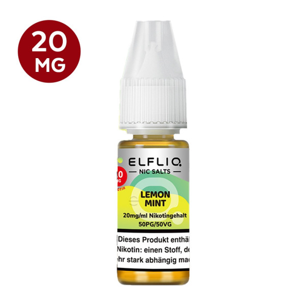 Elfbar Elfliq Lemon Mint 10ml - mit 20mg Nikotin