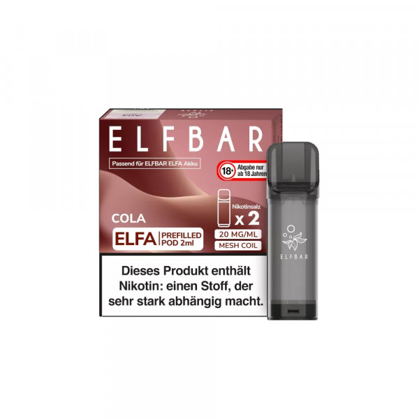 Elfbar ELFA CP Prefilled POD (2stk) - Cola 20mg