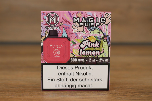 MAGIC PUFF Turbo Pink Lemon 800 Puffs