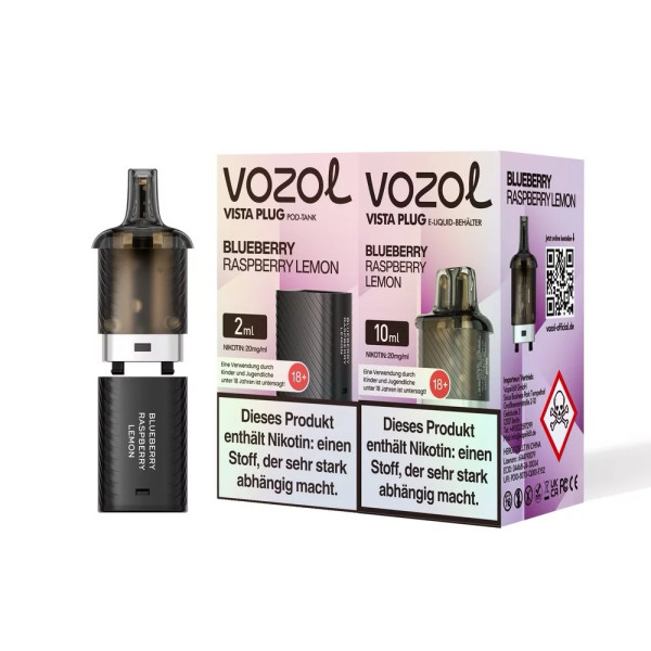 Vozol Ersatzpot 15000 Züge Blueberry Raspberry Lemon