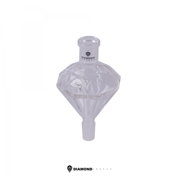 Diamond Hookah Glas Molassefänger 18/8 Clear