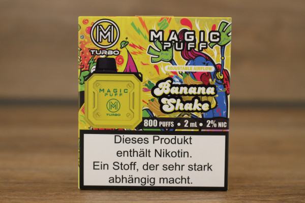 MAGIC PUFF Turbo Banana Shake 800 Puffs