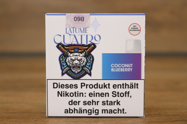 LaFume Cuatro Coconut Blueberry 600 Puffs