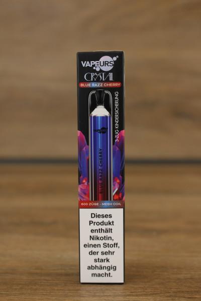 VAPEURS Crystal Blue Razz Cherry 600 Puffs