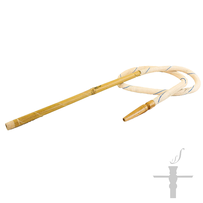 Traditioneller Schlauch Bambus mit blauen Punkten gnstig | Triple S Shisha  Store | Triples-Shisha.com