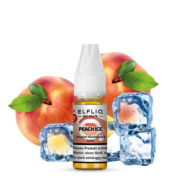 Elfbar Elfliq Peach Ice 10ml - mit 10mg Nikotin