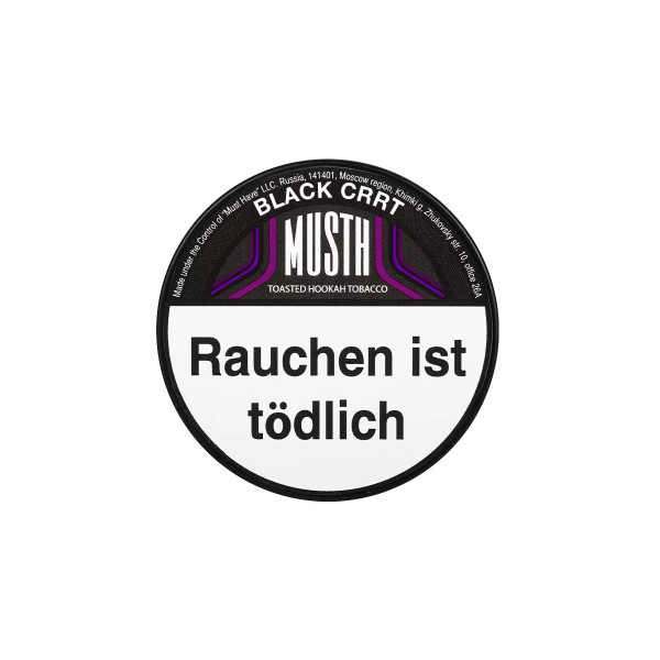 Must H Black Crrt 125 g