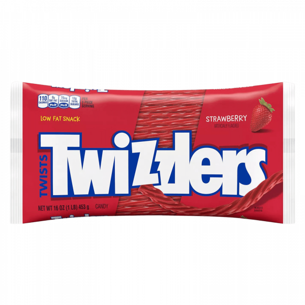 Twizzlers - Twists Strawberry 454g