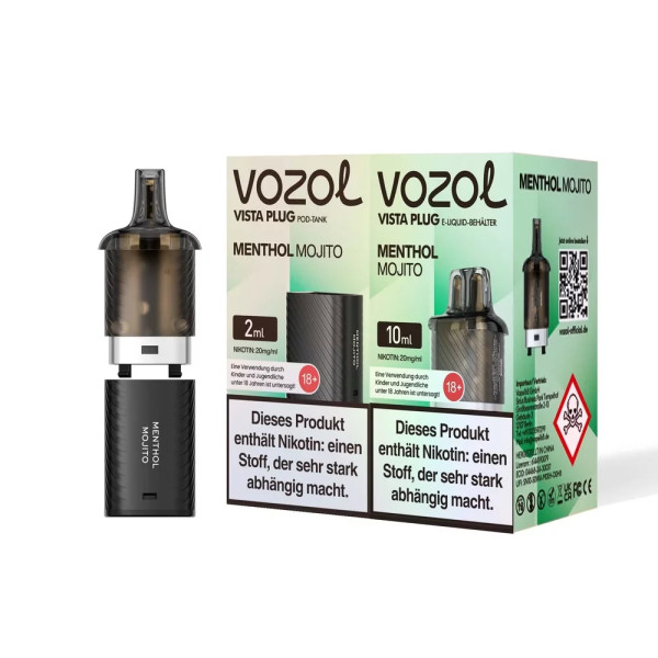 Vozol Ersatzpot 15000 Züge Menthol Mojito