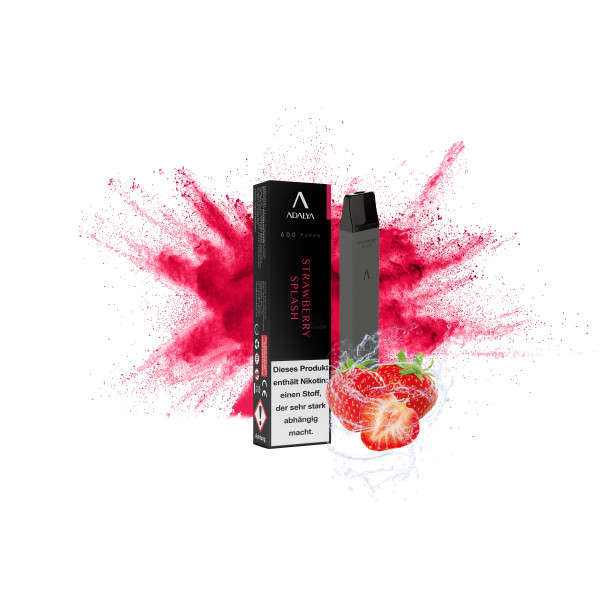 Adalya Vape Strawberry Splash 600 Puffs