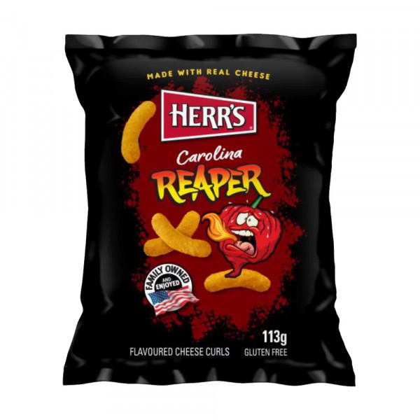 Herr's Carolia Reaper Cheese Curls 113g