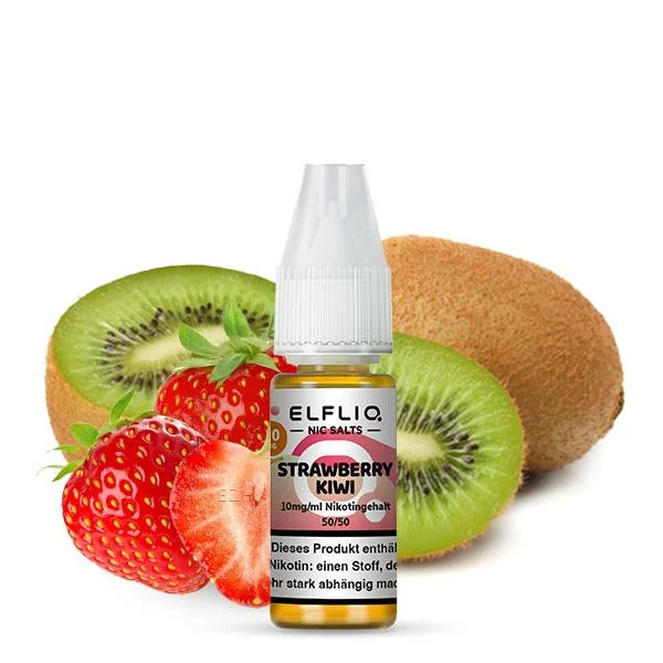 Elfbar Elfliq Strawberry Kiwi 10ml - mit 10mg Nikotin