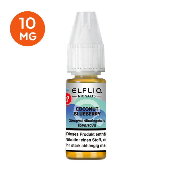 Elfbar Elfliq Coconut Blueberry 10ml - mit 10mg Nikotin