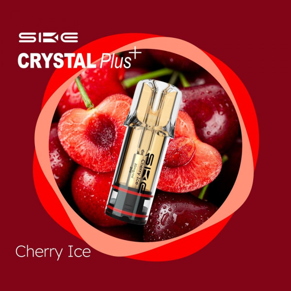 SKE Crystal Plus Prefilled POD (2stk) - Cherry Ice 20mg