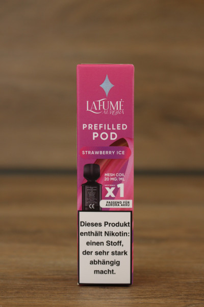 Laufe Aurora Prefilled POD (1stk) - Strawberry Ice 20mg