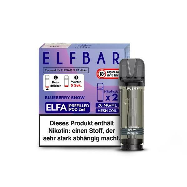 Elfbar ELFA CP Prefilled POD (2stk) - Blueberry Snoow 20mg