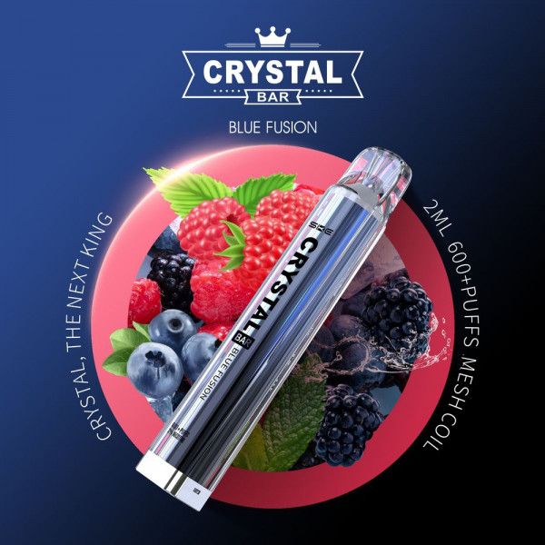 SKE Crystal Bar Blue Fusion 600 Puffs