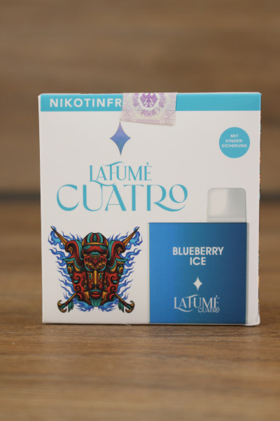 LaFume Cuatro Blueberry Ice 600 Puffs Nikotinfrei