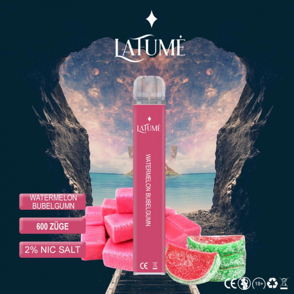 LaFume 600 Watermelon Bubbelgumn