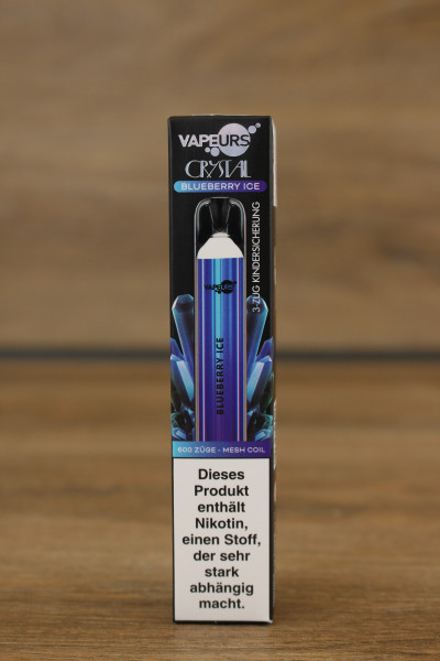 VAPEURS Crystal Blueberry Ice 600 Puffs