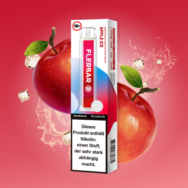 Flerbar Apple Ice 600 Puffs