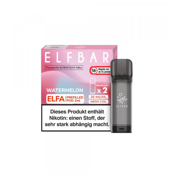 Elfbar ELFA CP Prefilled POD (2stk) - Watermelon 20mg