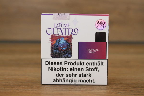 LaFume Cuatro Tropical Fruit 600 Puffs