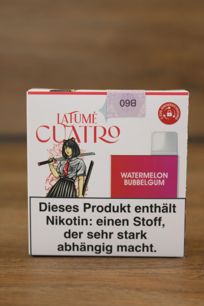 LaFume Cuatro Watermelon Bubbelgum 600 Puffs