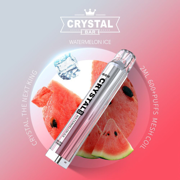 SKE Crystal Bar Watermelon Ice 600 Puffs