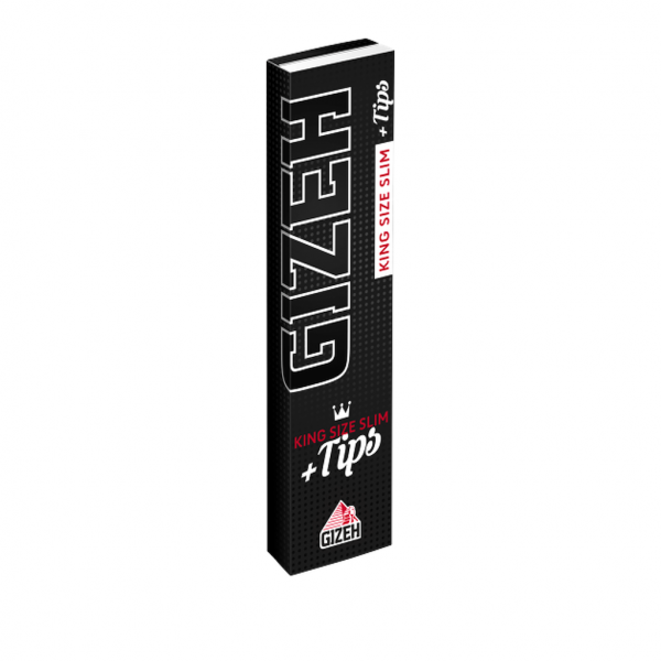 Gizeh Papers Black King Size Slim + Tips