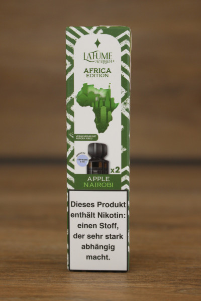 Laufe Aurora Prefilled POD (2stk) - Africa Edition Apple Nairobi 20mg