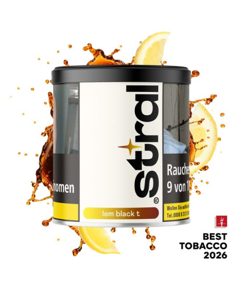Stral Tobacco - lem black t 200 g