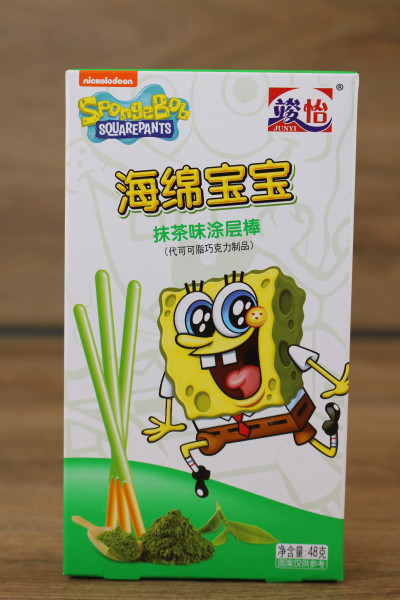 SpongeBob SquarePants Coated Stick - Matcha 48g