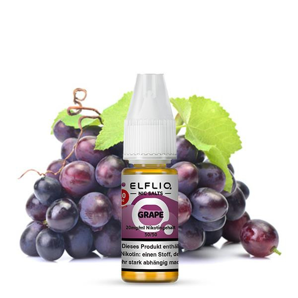 Elfbar Elfliq Grape 10ml - mit 20mg Nikotin