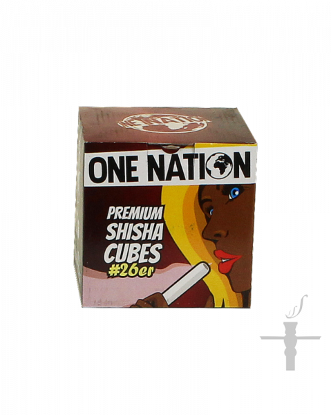 One Nation Premium Shisha Cubes 26er 1 Kg