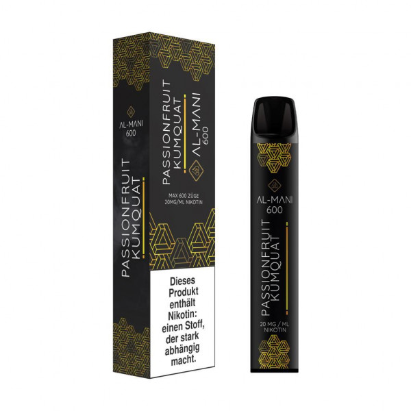 Al Mani Vape Passionfruit Kumquat 600 Puffs