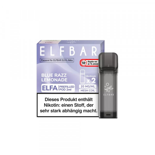 Elfbar ELFA CP Prefilled POD (2stk) - Blue Razz Lemonade 20mg