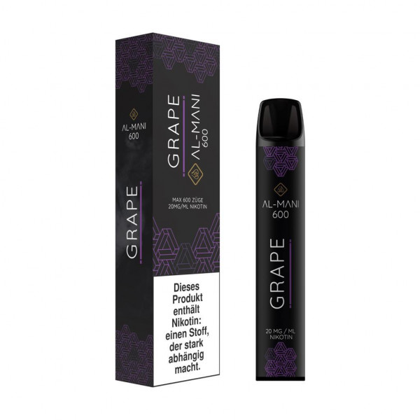 Al Mani Vape Grape 600 Puffs