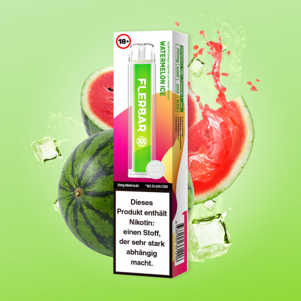 Flerbar Watermelon Ice 600 Puffs