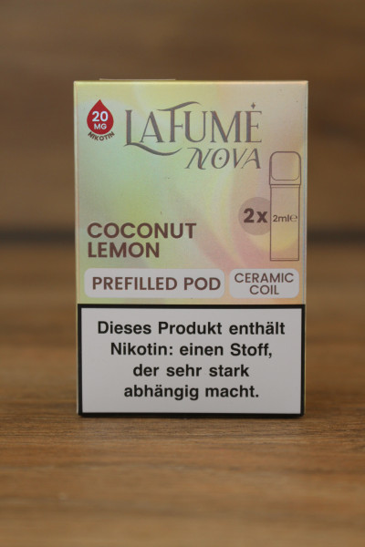 Lafume Nova Prefilled POD (2stk) - Coconut Lemon 20mg