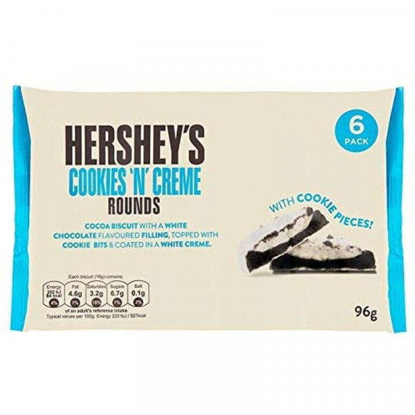 Hershey'S Cookies 'N' Creme Rounds 96g